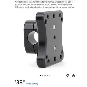 Motorcycle GPS Navigation Phone Mount Bracket 16mm Universal